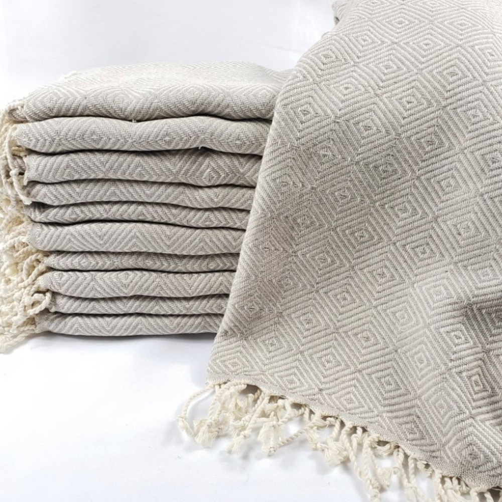 100% Pure Organic Cotton Turkish Beach Towel